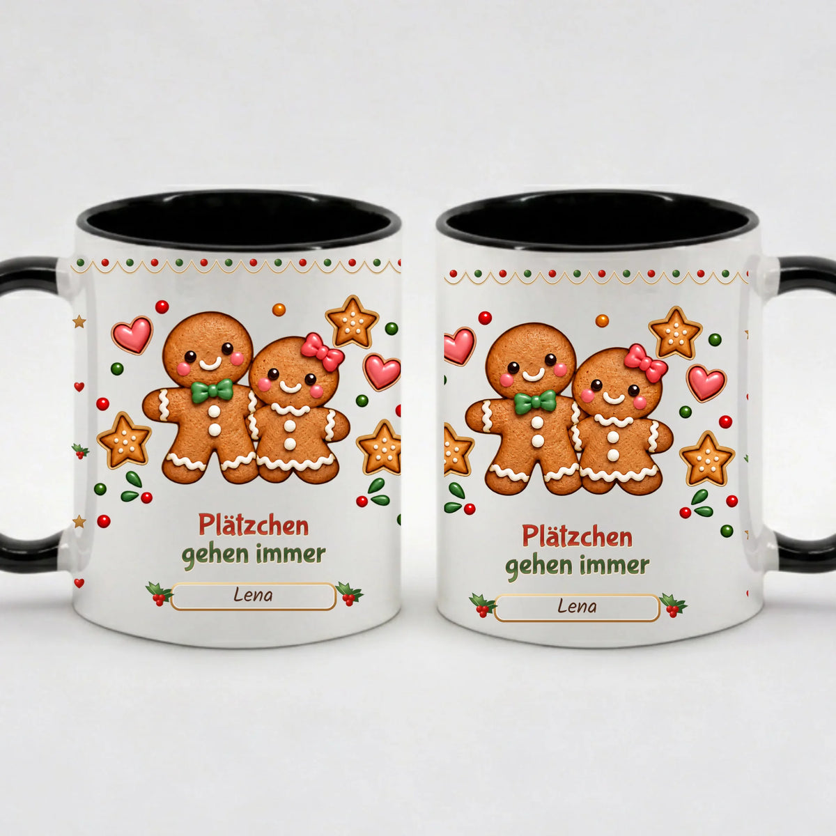 Tasse - Plätzchen gehen immer - personalisierbar