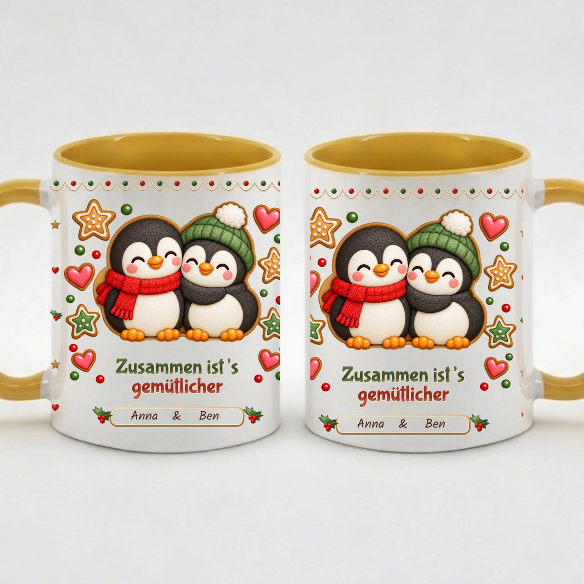 Tasse - Zusammen ist’s gemütlicher - personalisierbar