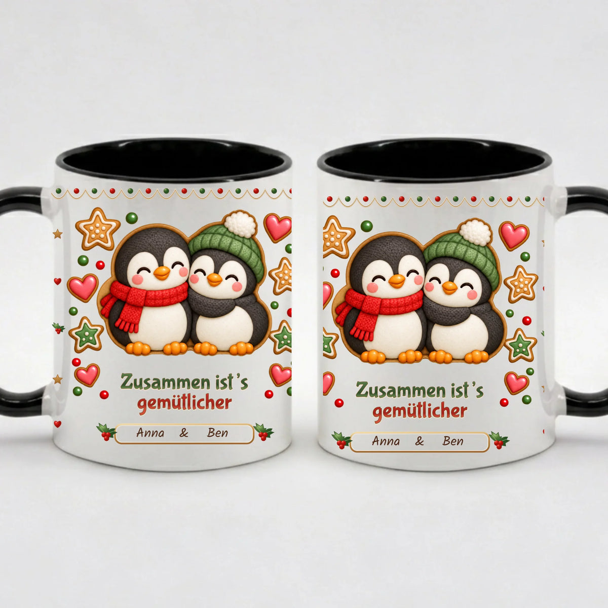 Tasse - Zusammen ist’s gemütlicher - personalisierbar