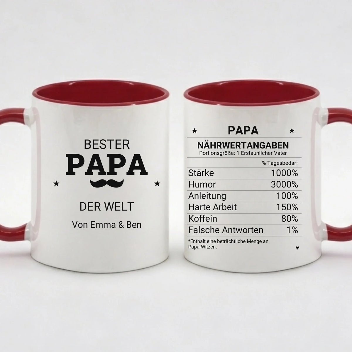 Bester Papa – Two-Tone – Ansicht 1
