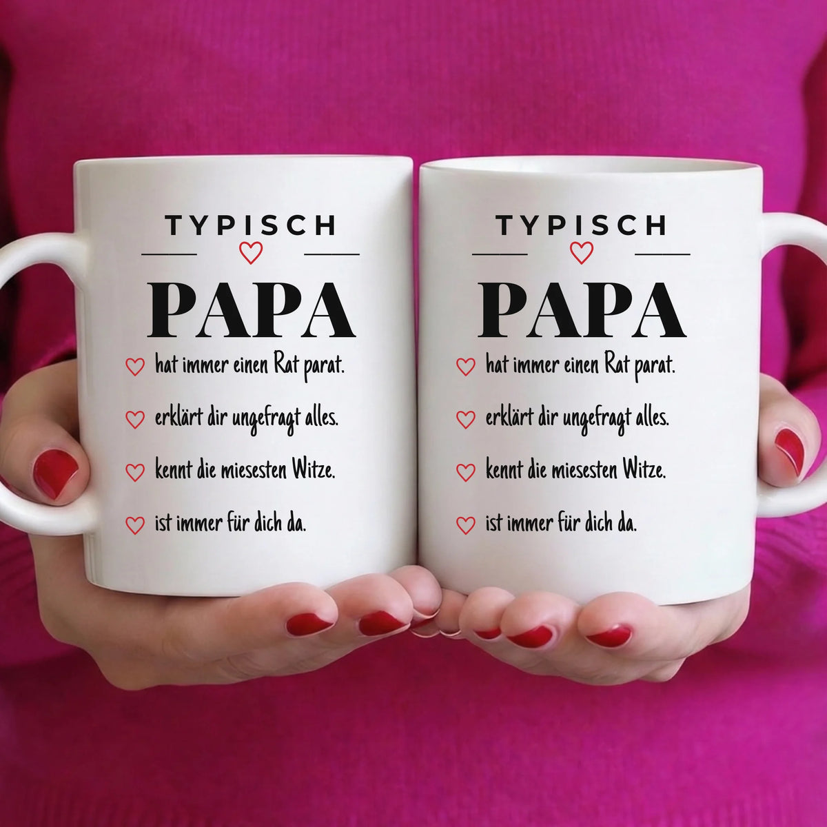 Typisch Papa – personalisierbare Tasse