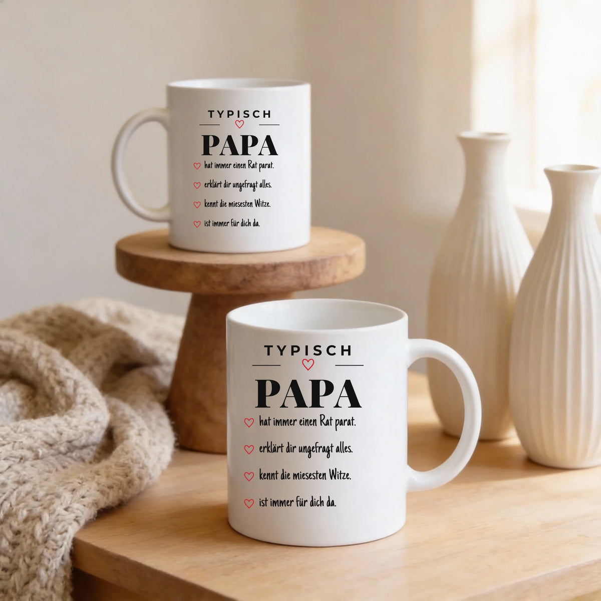 Typisch Papa – personalisierbare Tasse