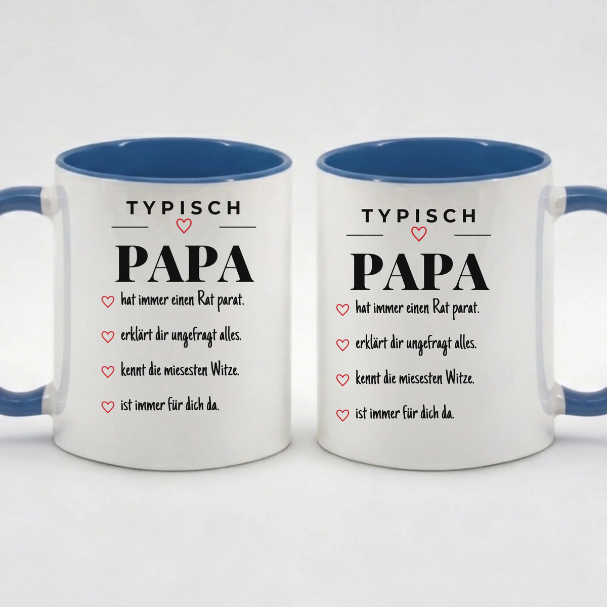Typisch Papa – personalisierbare Tasse