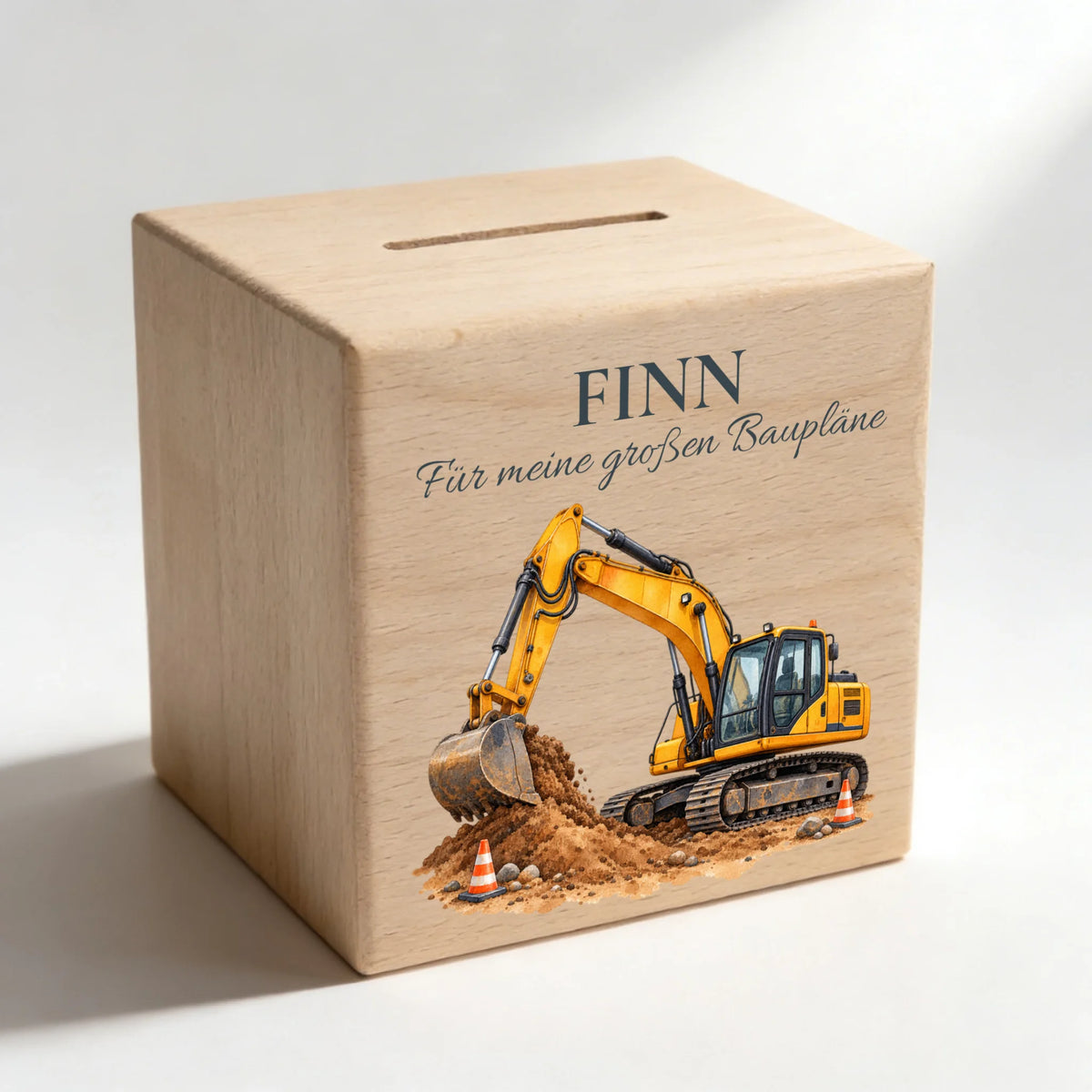 Holzspardose – Perspektive